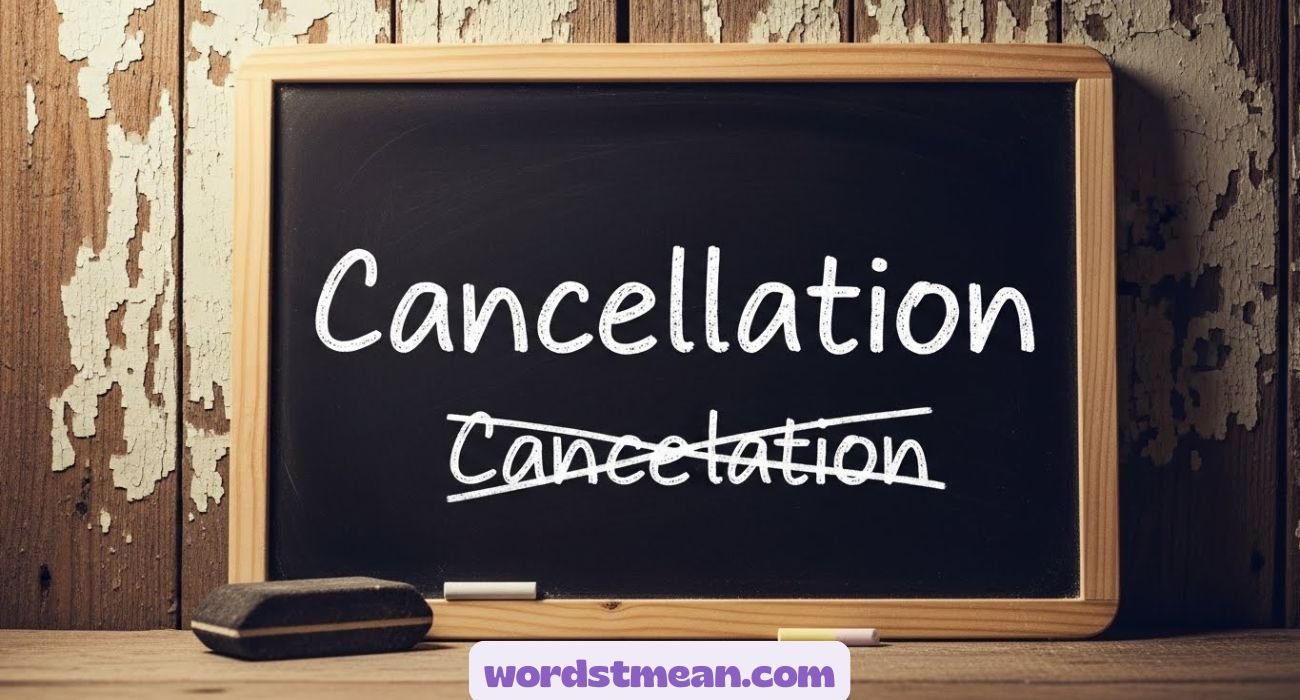Cancelation or Cancellation