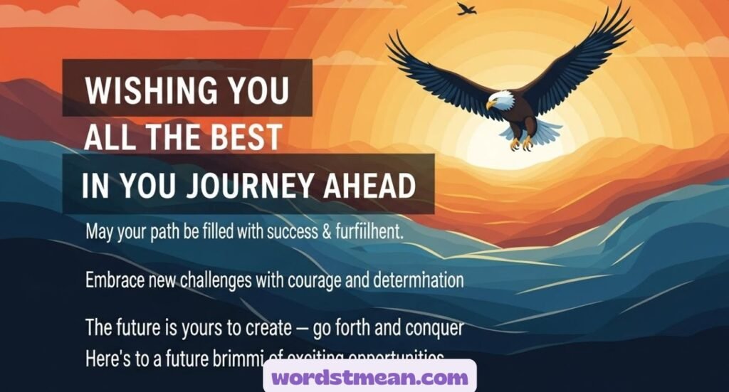 Good Luck for Your Future Endeavors