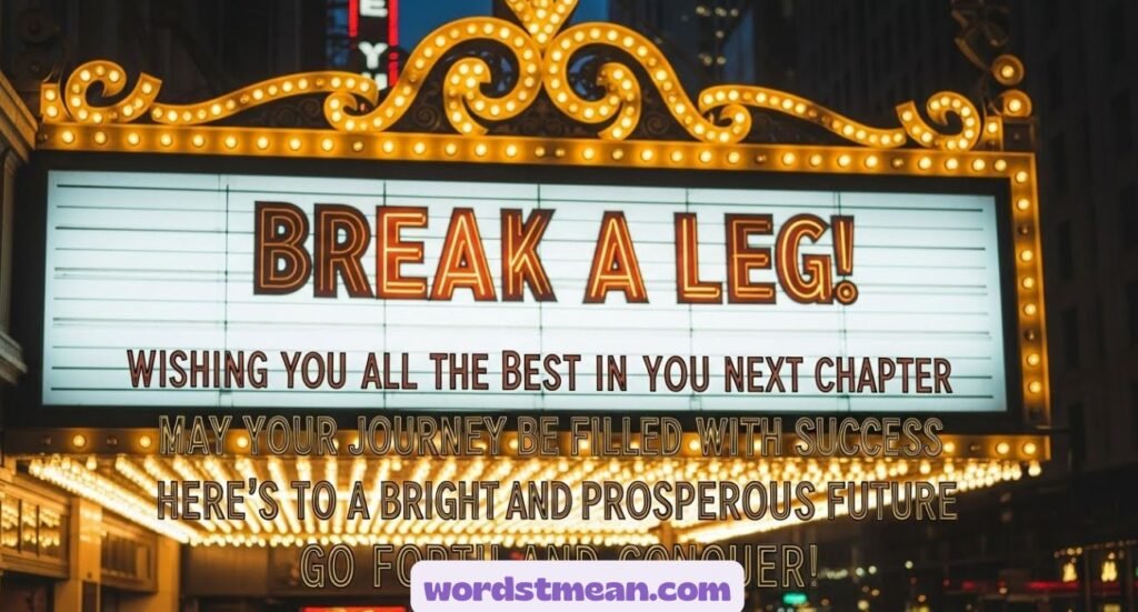 Good Luck for Your Future Endeavors