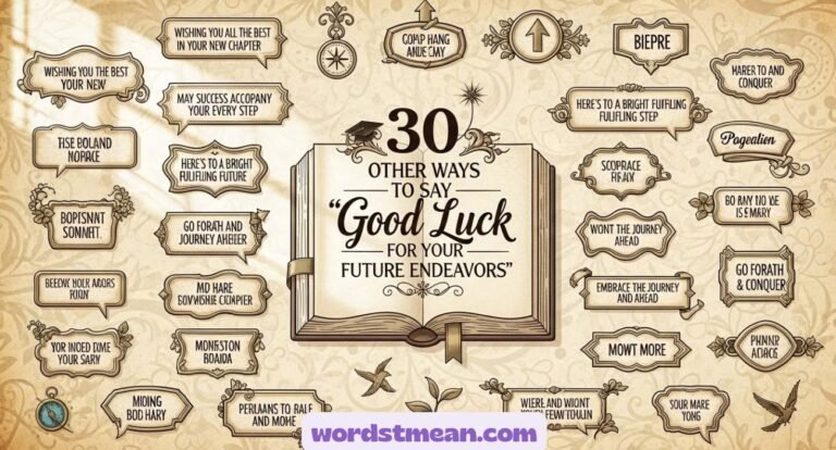 Good Luck for Your Future Endeavors