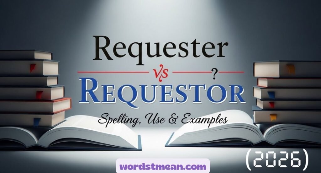 Requester vs Requestor