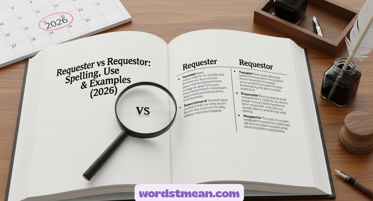 Shape Requester Requester vs Requestor: Spelling, Use & Examples (2026)