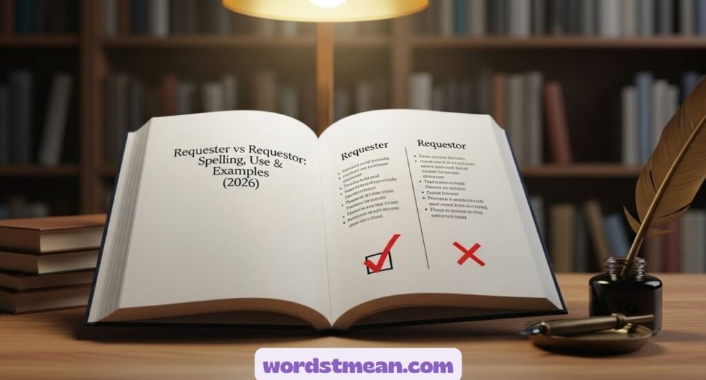 Requester vs Requestor