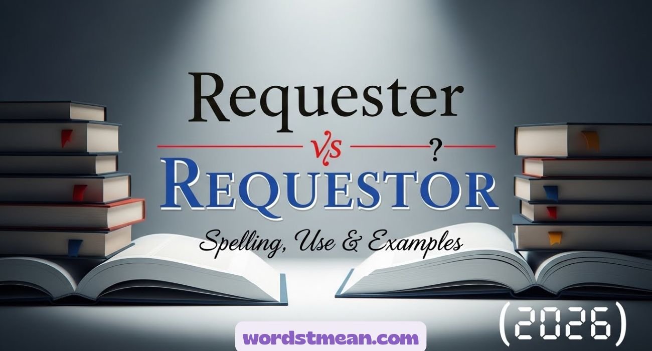Requester vs Requestor