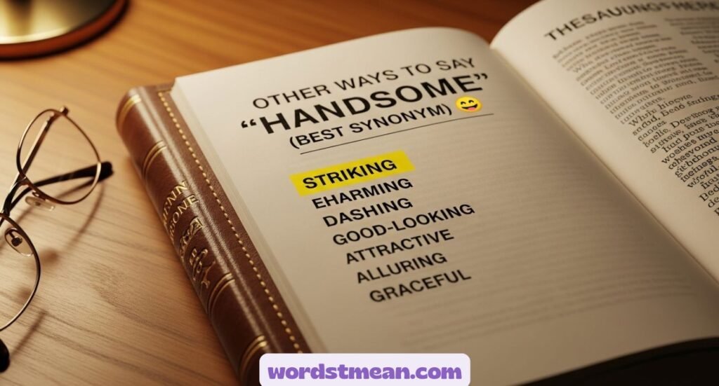 Other Ways to Say “Handsome” (Best Synonym)
