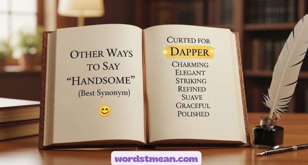Other Ways to Say “Handsome” (Best Synonym)