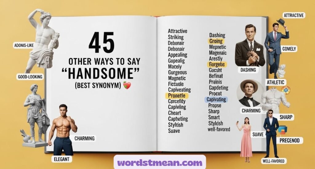 Other Ways to Say “Handsome” (Best Synonym)