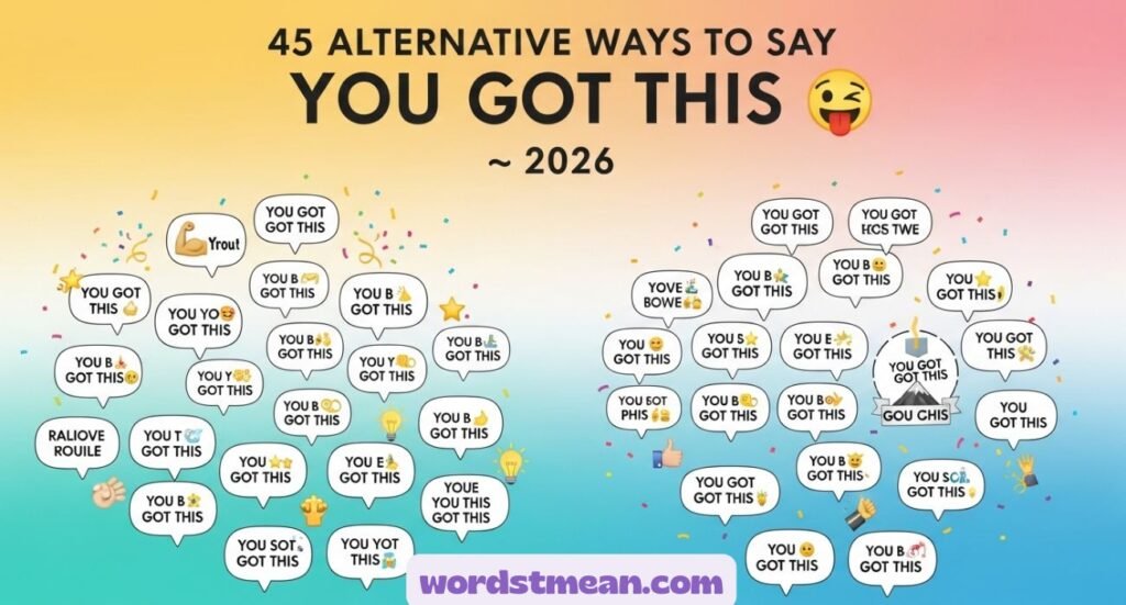 Alternative Ways to Say “You Got This”