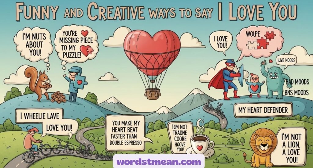 Funny and Creative Ways to Say I Love You