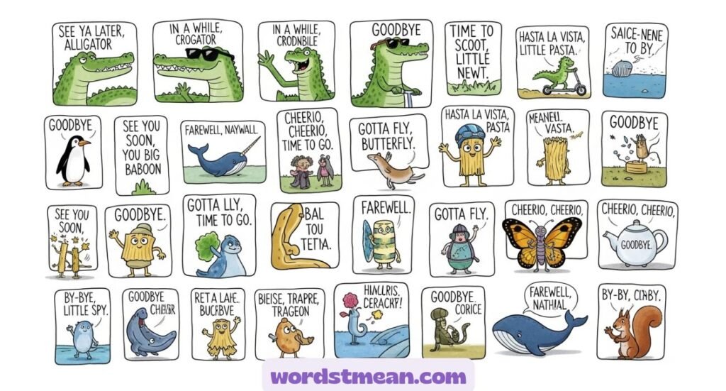 Funny Ways to Say “Goodbye That Rhyme”