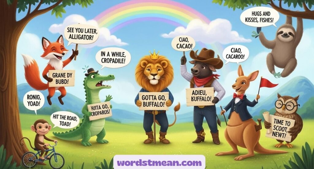 Funny Ways to Say “Goodbye That Rhyme”