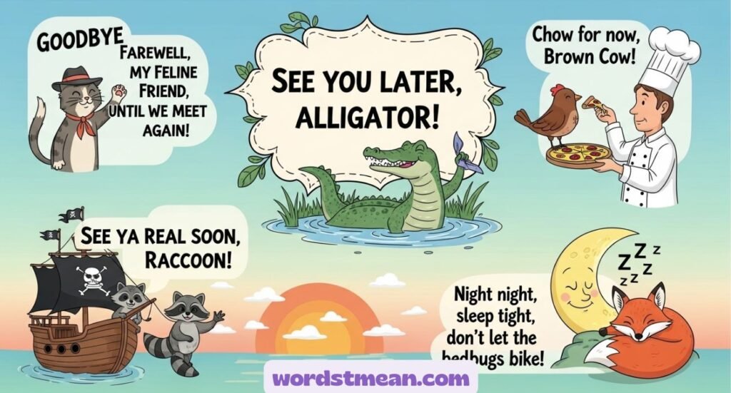 Funny Ways to Say “Goodbye That Rhyme”