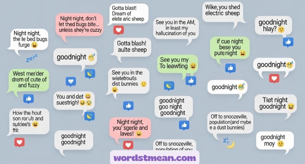 45 Funny Ways to Say Goodnight Over Text