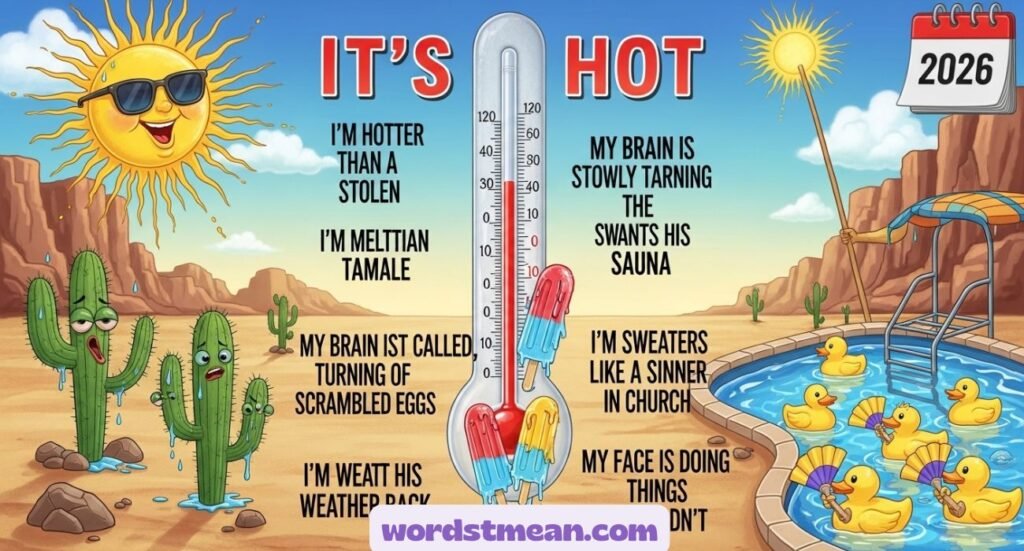Funny Ways to Say “It’s Hot