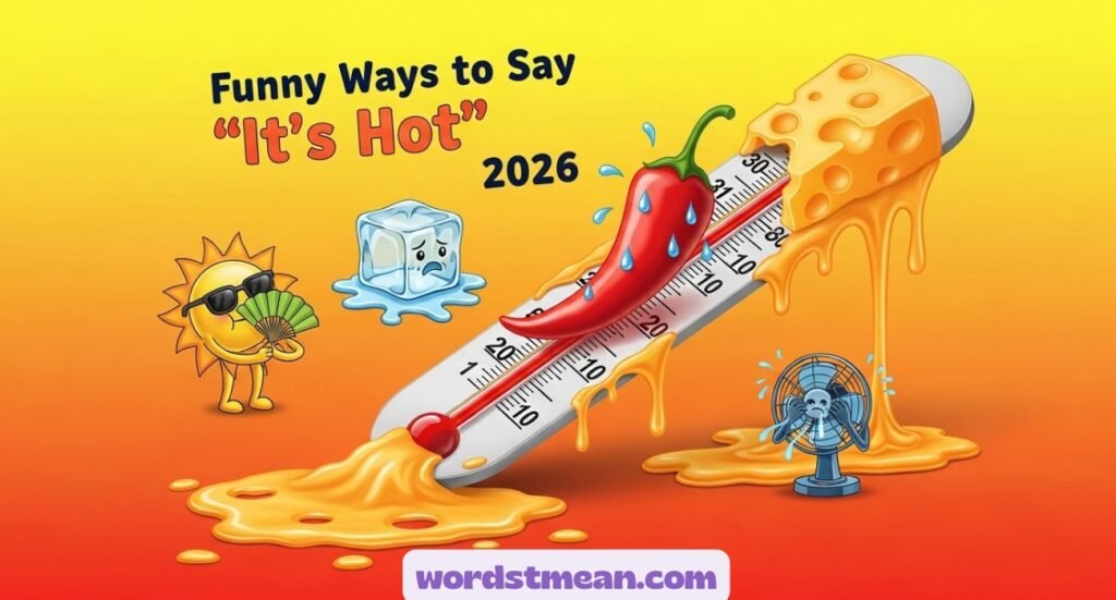 Funny Ways to Say “It’s Hot