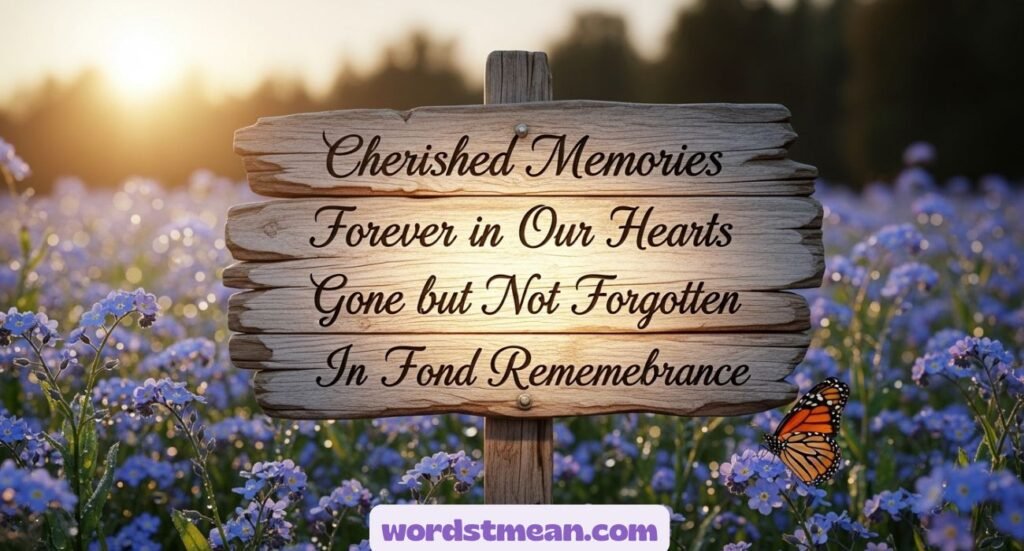 Other Ways to Say “In Loving Memory”