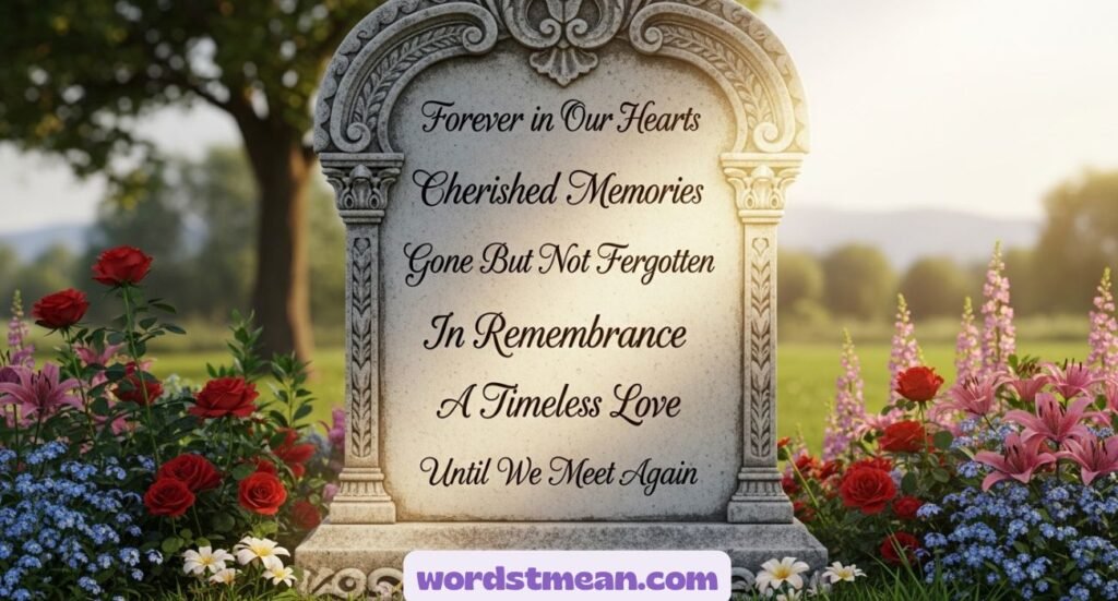 Other Ways to Say “In Loving Memory”