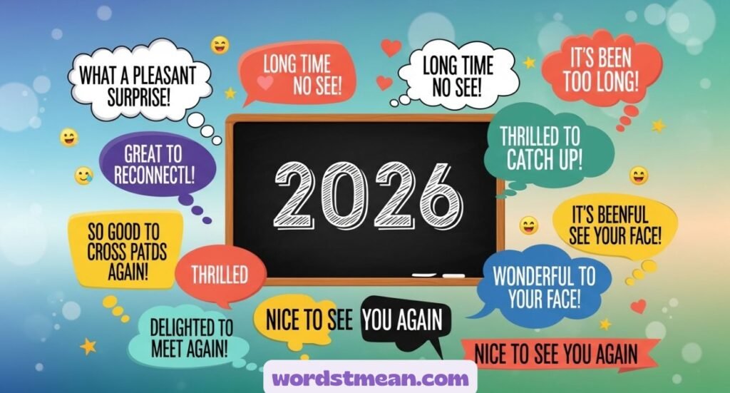 Other Ways to Say “Nice to See You Again