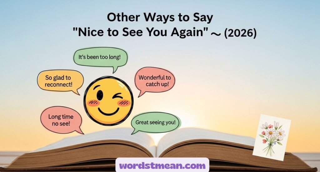 Other Ways to Say “Nice to See You Again