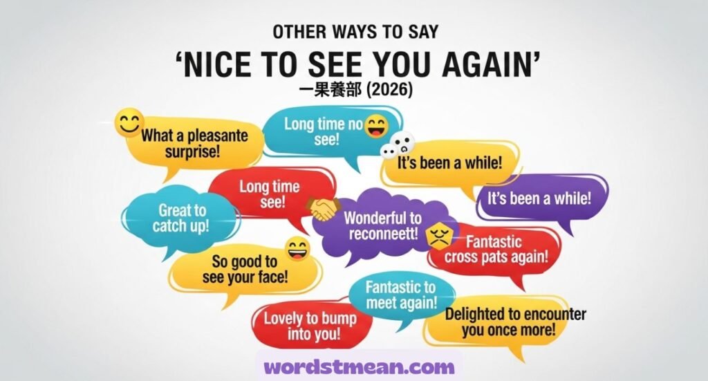 Other Ways to Say “Nice to See You Again