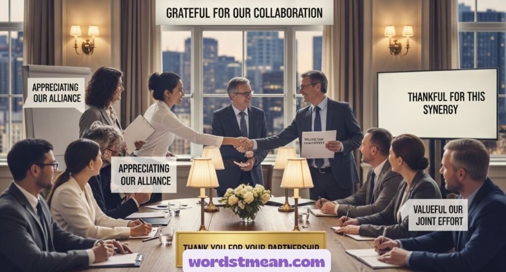 Other Ways to Say “Thank You for Partnership”