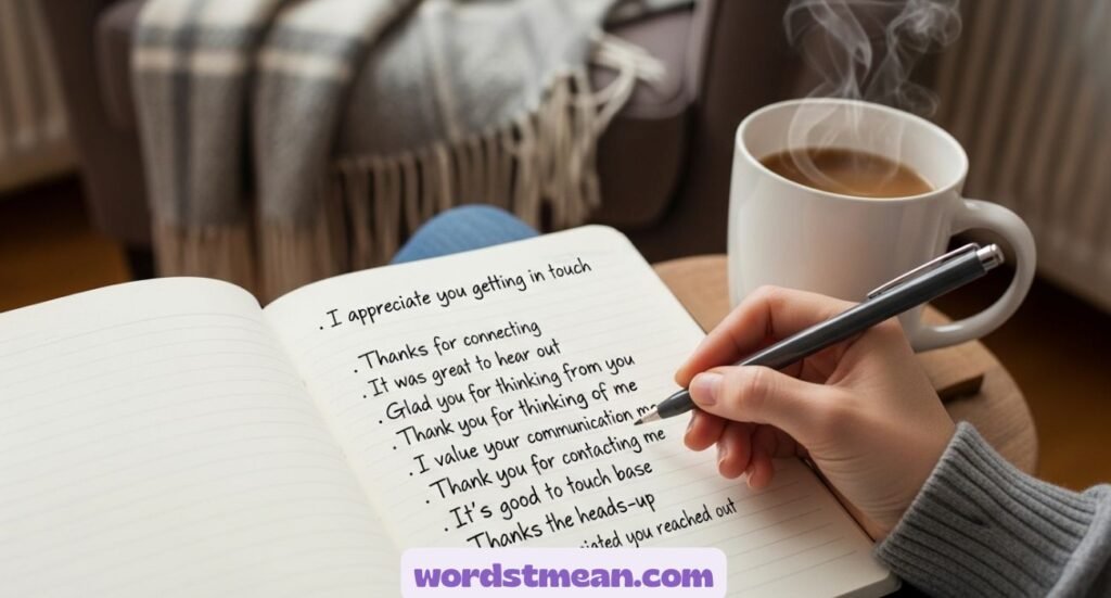 Other Ways to Say “Thank You for Reaching Out to Me”