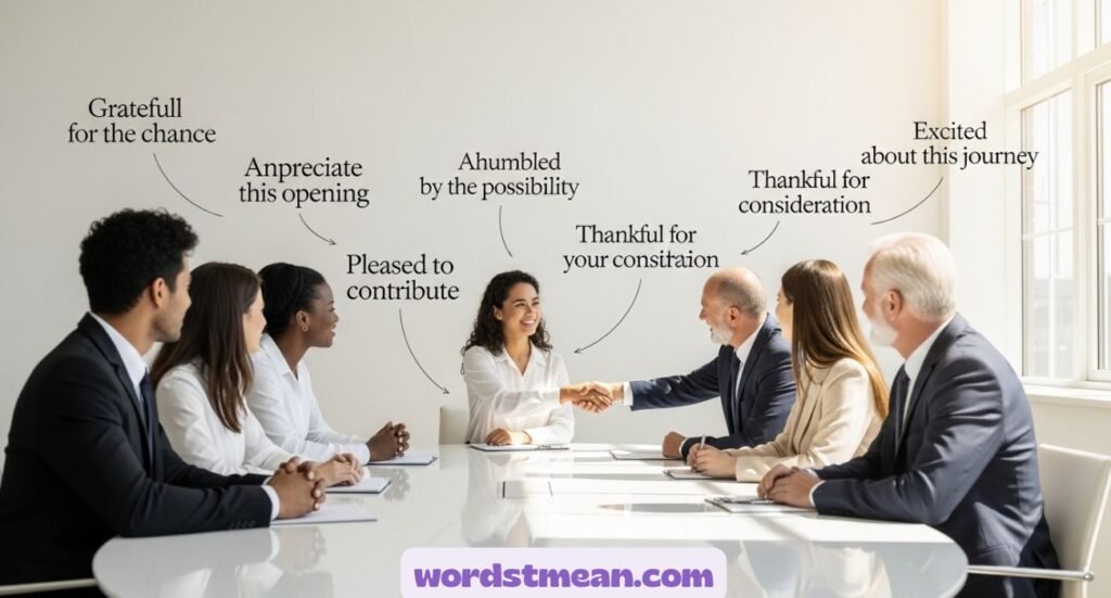 Other Ways to Say “Thank You for the Opportunity”