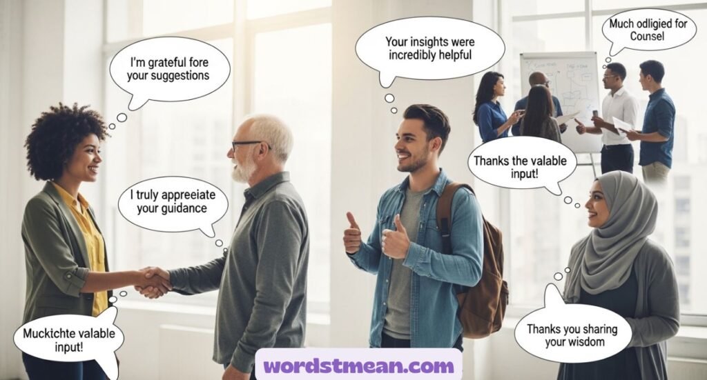 Other Ways to Say “Thank You for Your Advice”