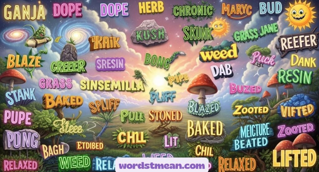 Other Ways to Say “Words for Weed”