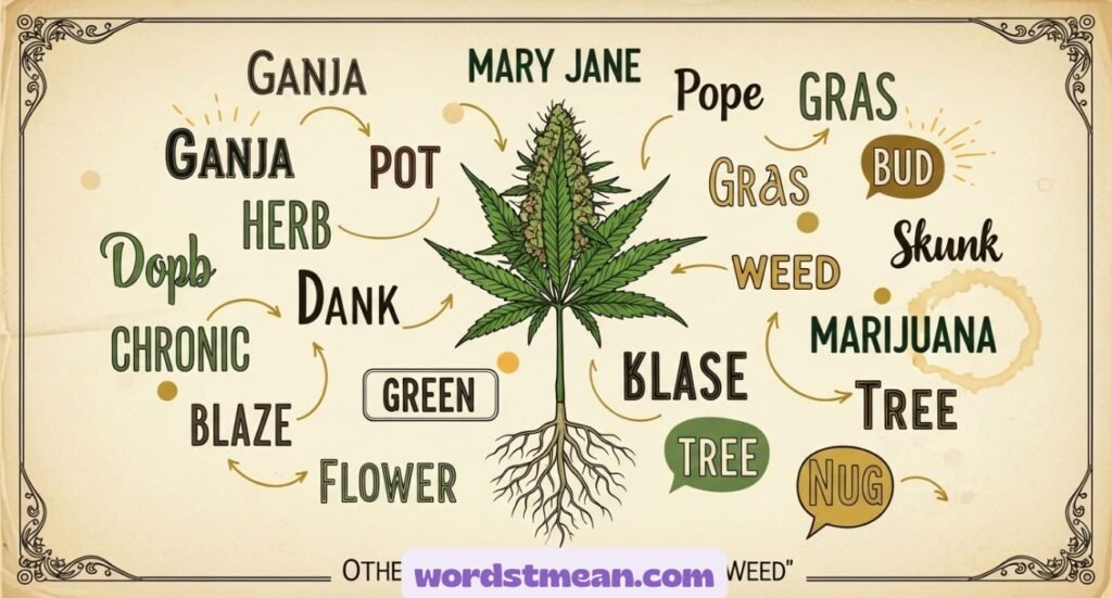 Other Ways to Say “Words for Weed”