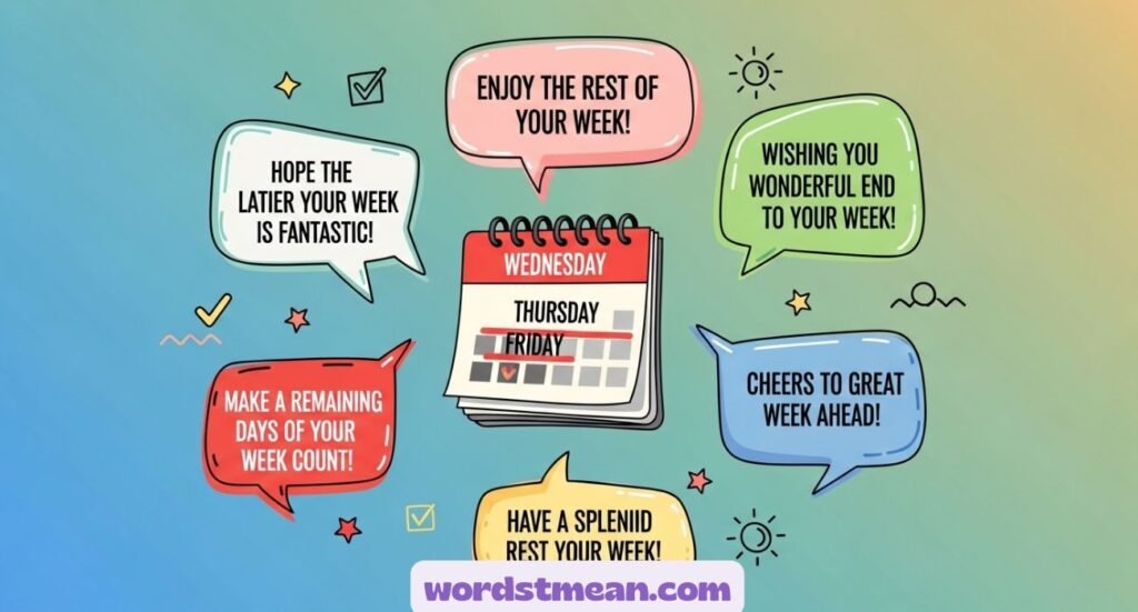 Other Ways to Say “Have a Great Rest of Your Week”