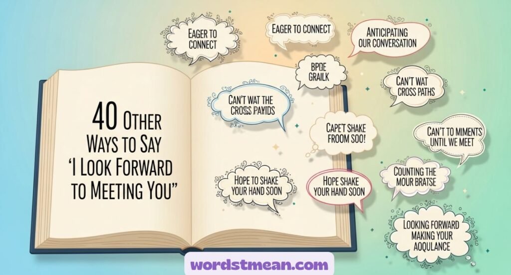 Other Ways to Say “I Look Forward to Meeting You”