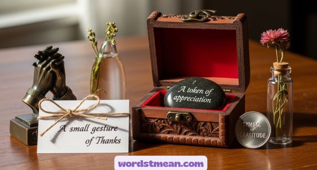 Other Ways to Say “Token of Appreciation”