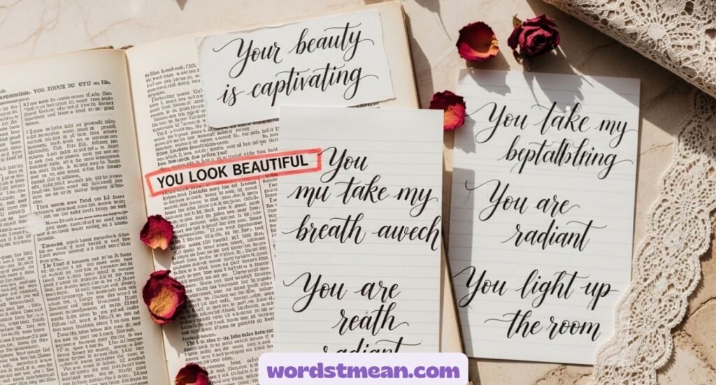 Other Ways to Say “You Look Beautiful” Powerful, Romantic