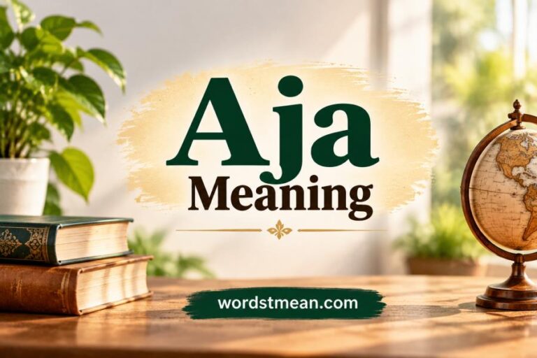 Aja Meaning