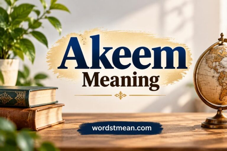 Akeem Meaning