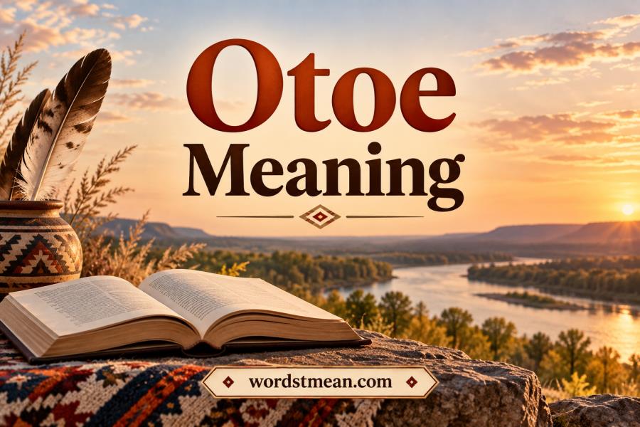 Otoe Meaning