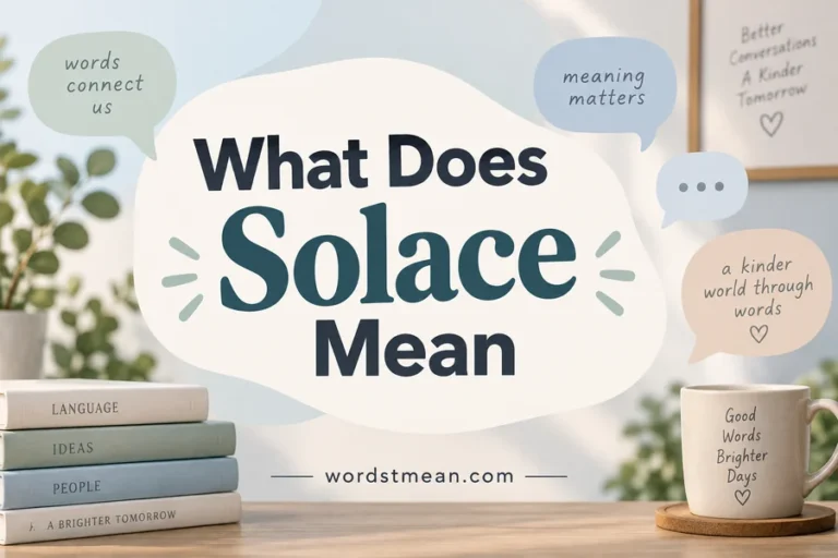 What Does Solace Mean
