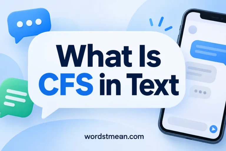 What Is CFS in Text