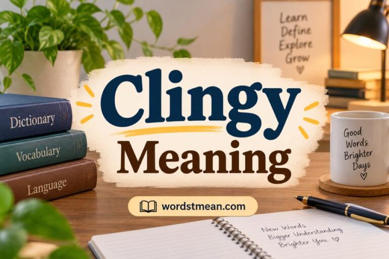Clingy Meaning