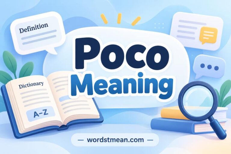 Poco Meaning