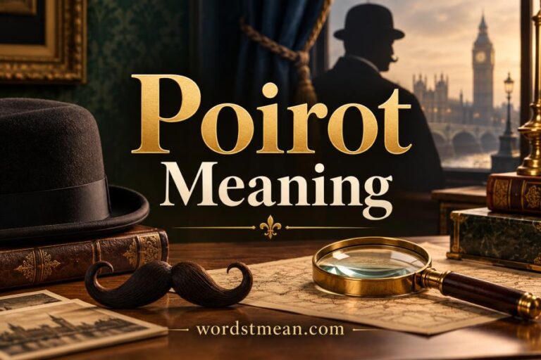 Poirot Meaning
